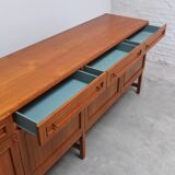 Large decorative sideboard by Oswald Vermaercke for V-Form, 1966