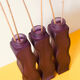 Set of 3 purple glass vases Ikea SKAMT