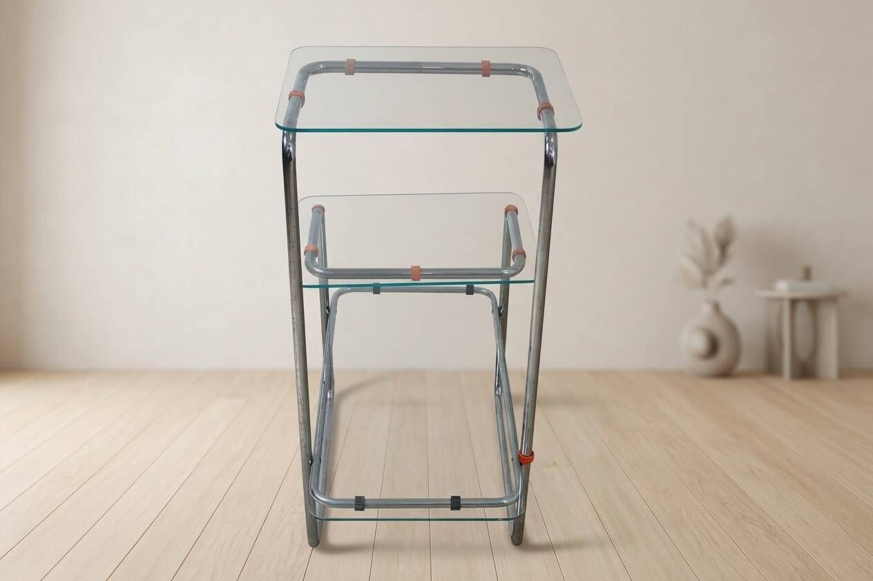 Flower stand, art deco style, bentwood, Thonet B 136 by Emile Guyot, 1930s