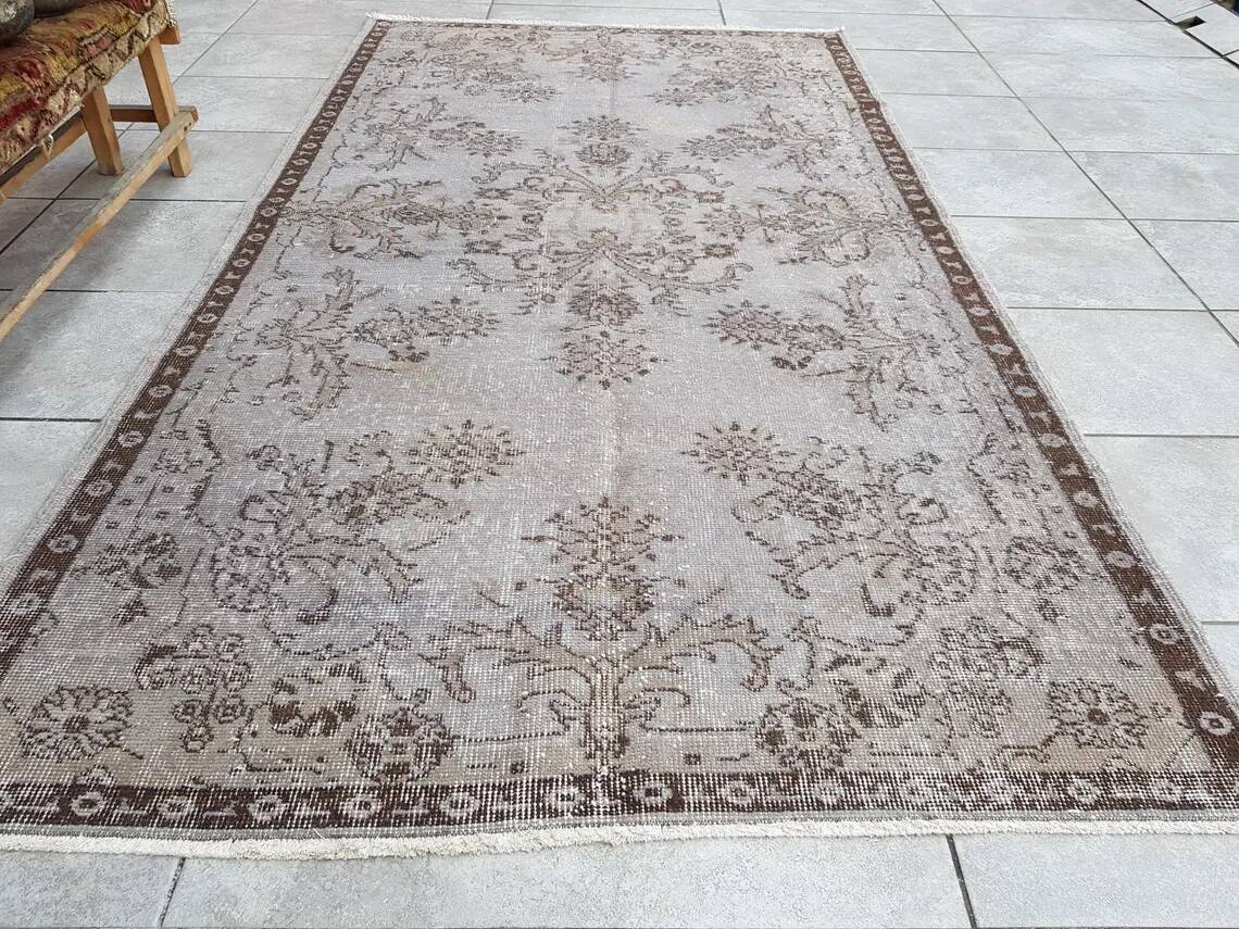 Tapis Oushak antique bohémien sku v772