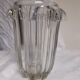Cut glass vase