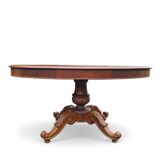 Table de salle à manger ovale du XIXème siècle