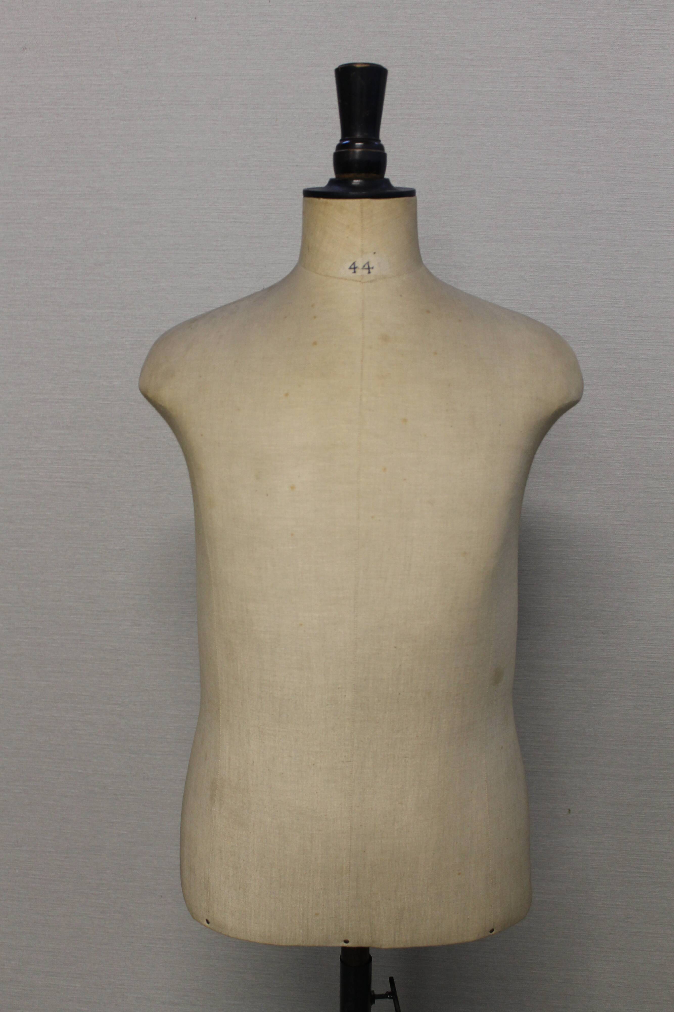 Man sewing mannequin