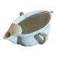 Double Sauce Boat Antique PILLIVUYT Gras & Maigre White Porcelain #D