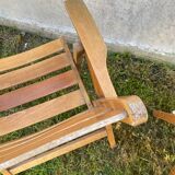 Fauteuils jardins pliants en bois