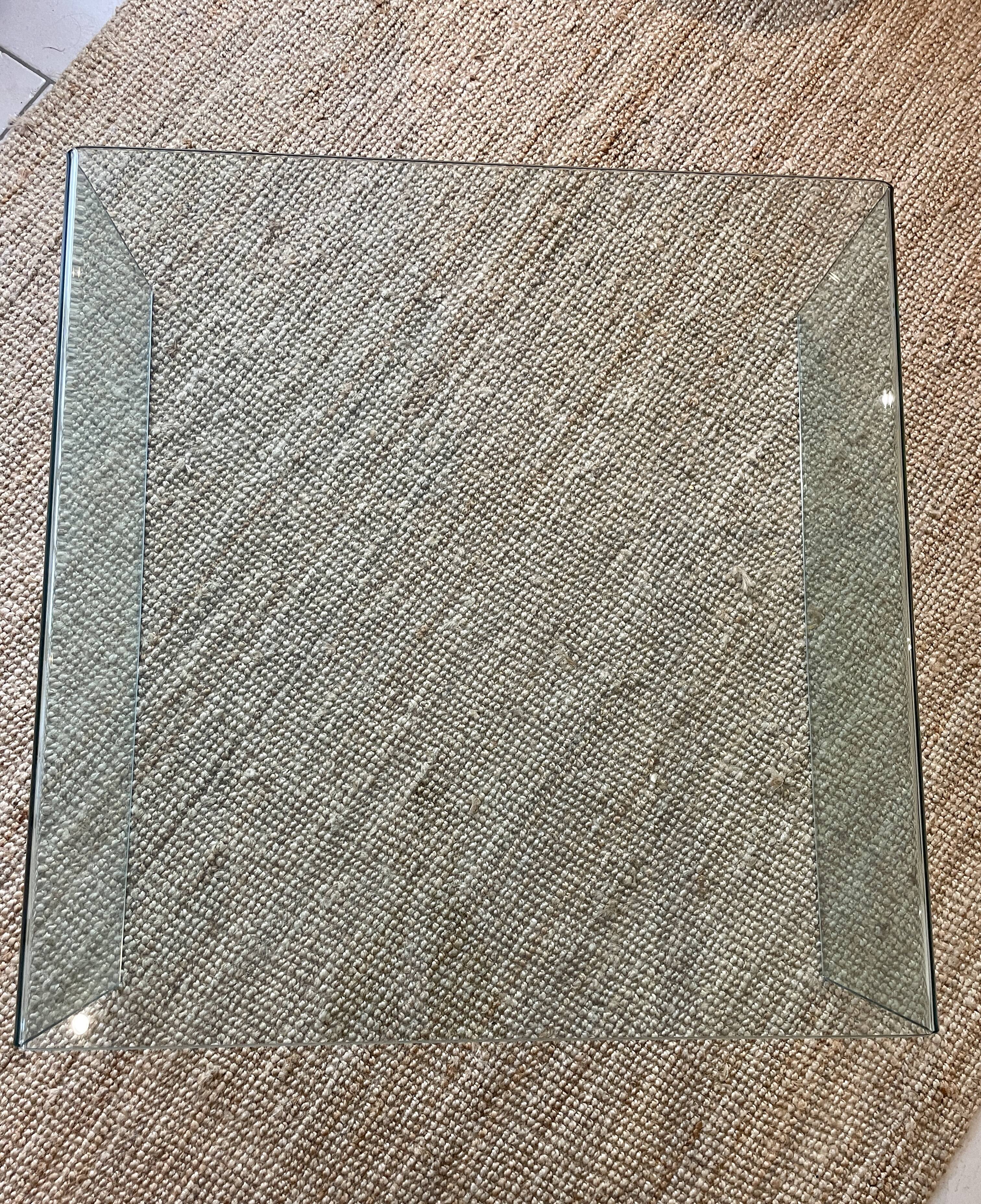 Tempered glass coffee table