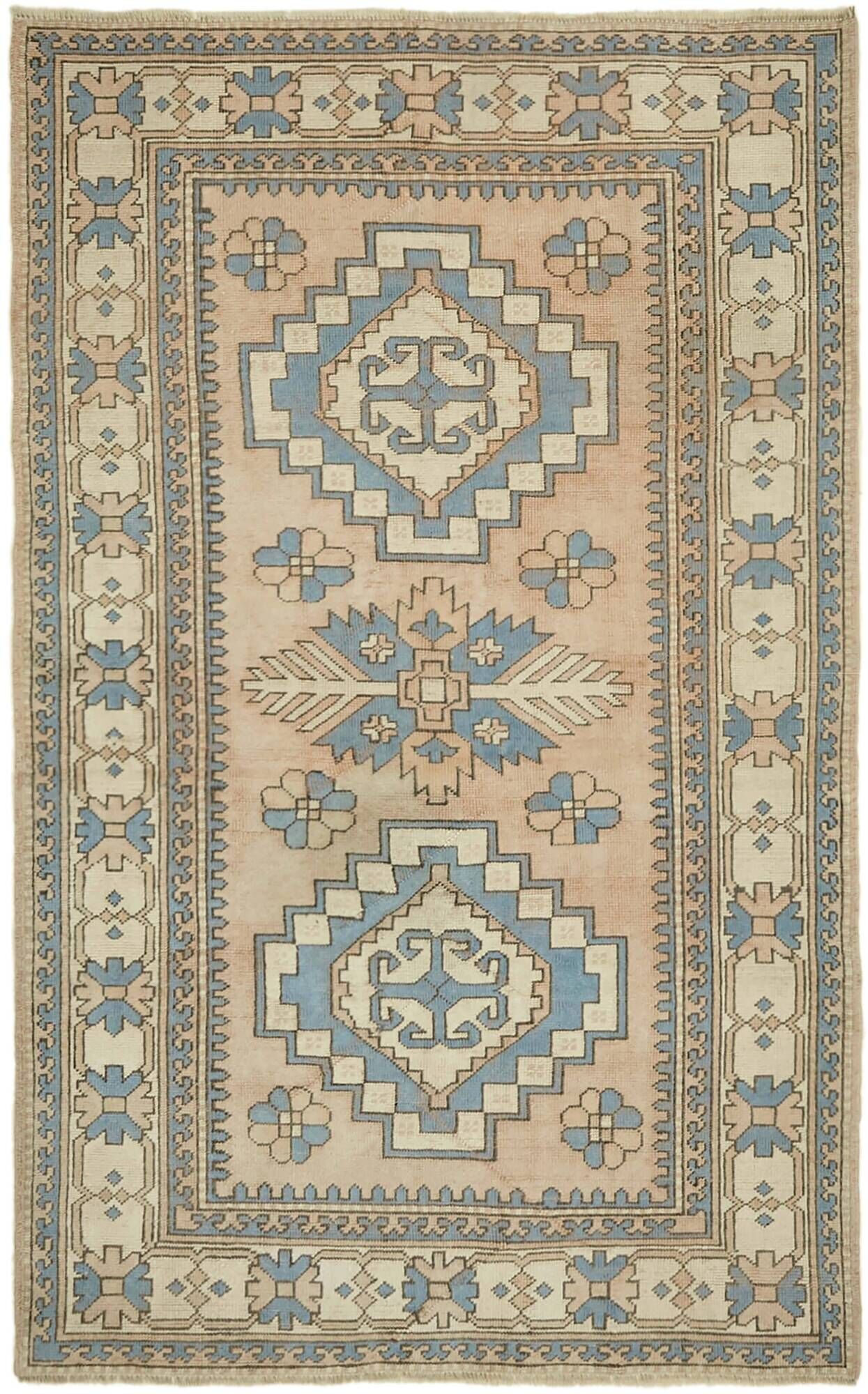 Turkish Vintage Anatolian Rug 152 cm x 238 cm