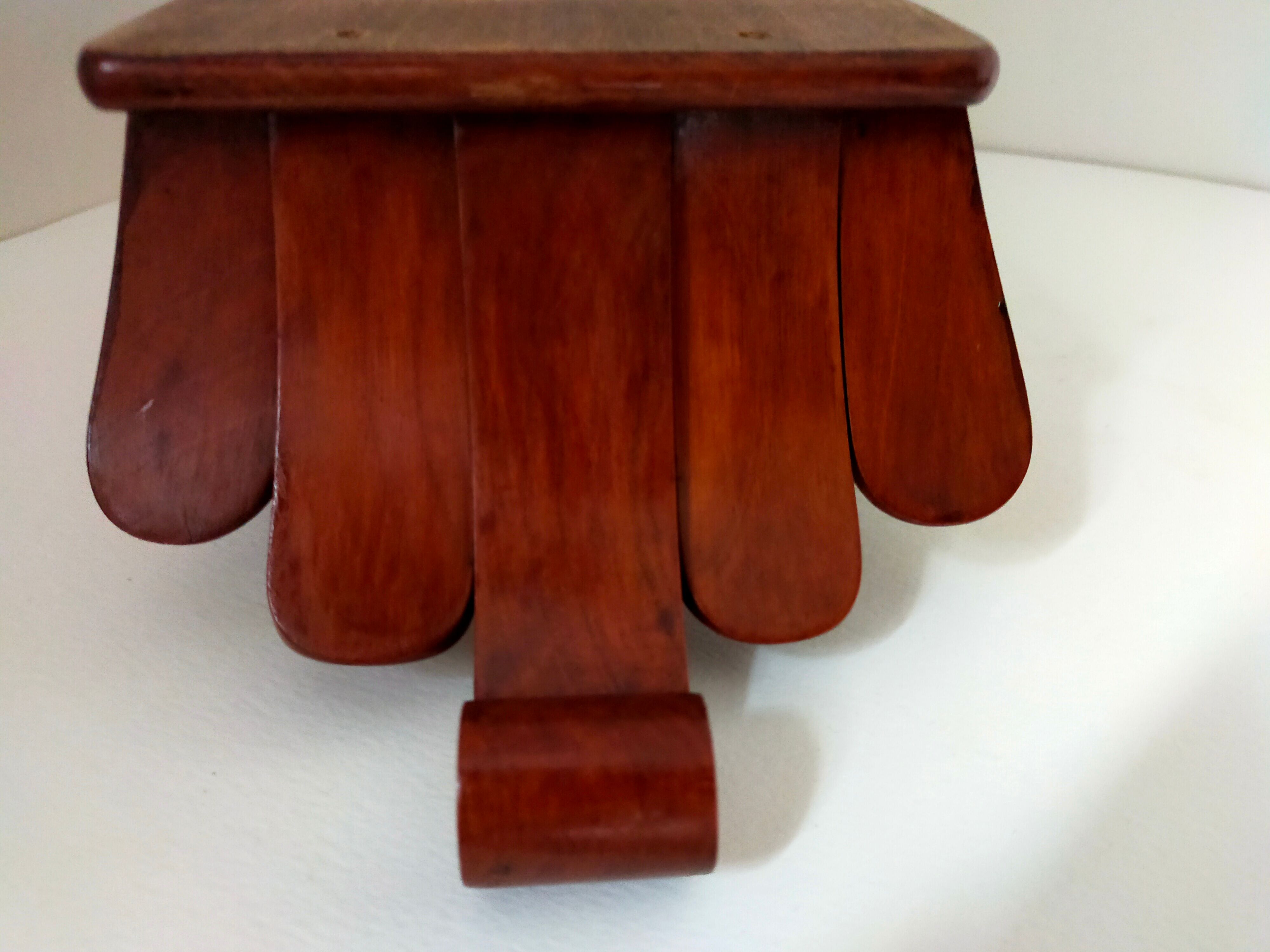 Wooden top box basket basket vintage