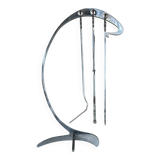 Jean Paul Creations fireplace tool set, 1970s design