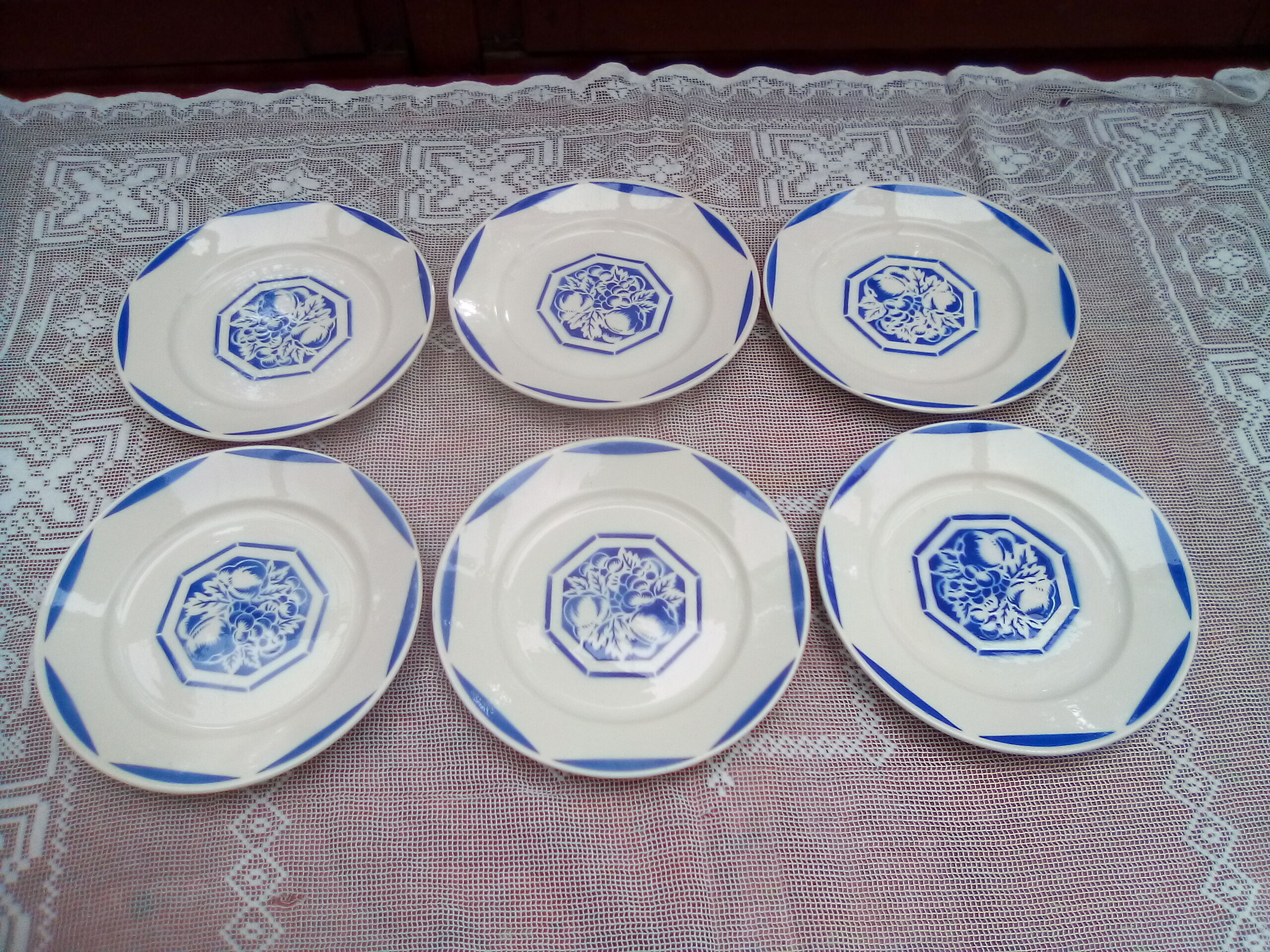 6 flat plates Fructidor KG Lunéville