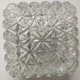 Ceiling lamp square molded glass