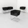 Ensemble de chaises de salle à manger Tecta D44 des années 1980