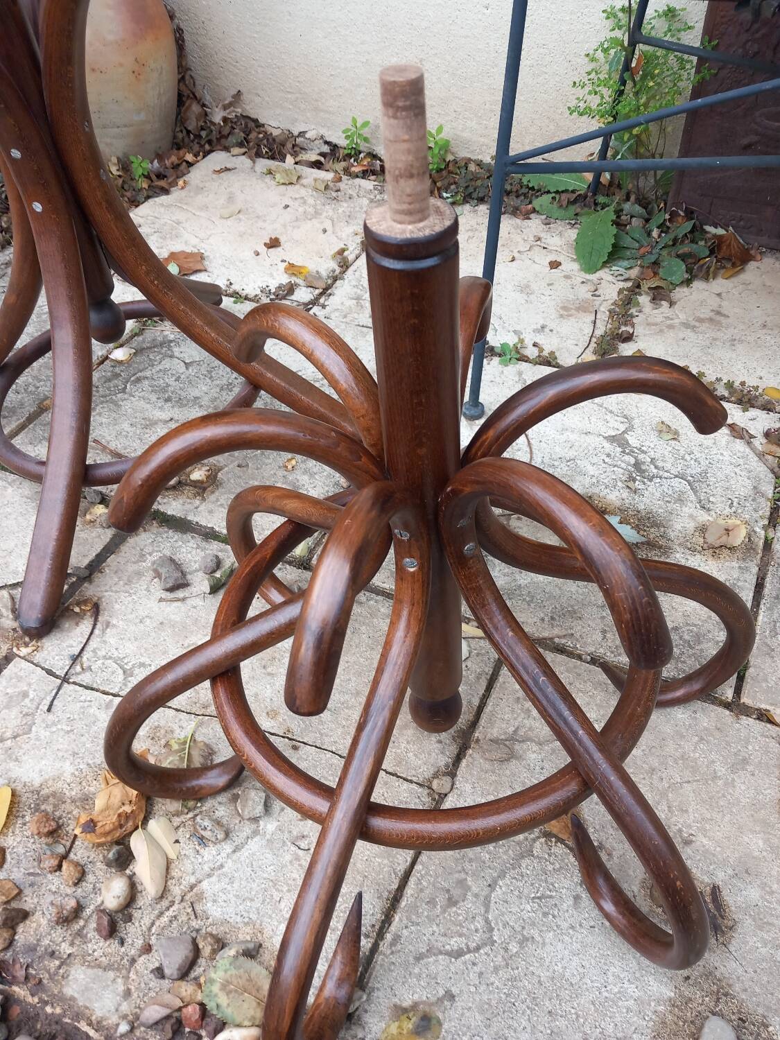 Vintage parrot coat rack