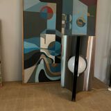 60s stainless steel lamp