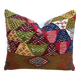 Vintage Berber kilim cushion cover: Moroccan wool cushion