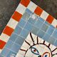 Handcrafted Moroccan coffee table in zellige – Hand-painted tiles