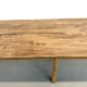 XXL table with 6 legs in solid pine and rubberwood