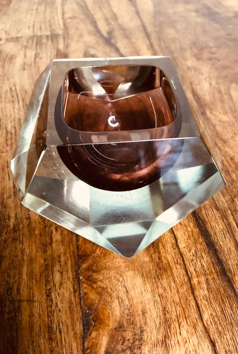 Murano glass ashtray