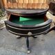 Coiffeuse triptyque vintage 1960s en acajou– signée G. Blouin Nantes