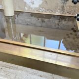 Table basse en laiton années 60