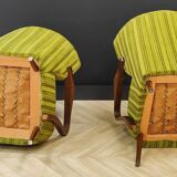 Two mid century cocktail chairs, vintage