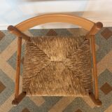 Straw armchair