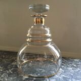 Golden glass carafons