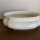 Neo-classical planter in ivory earthenware with XXL gadroons, 1950s