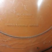 Vintage round mirror - gilac n° 1813 - smoked plexiglass - 1970s