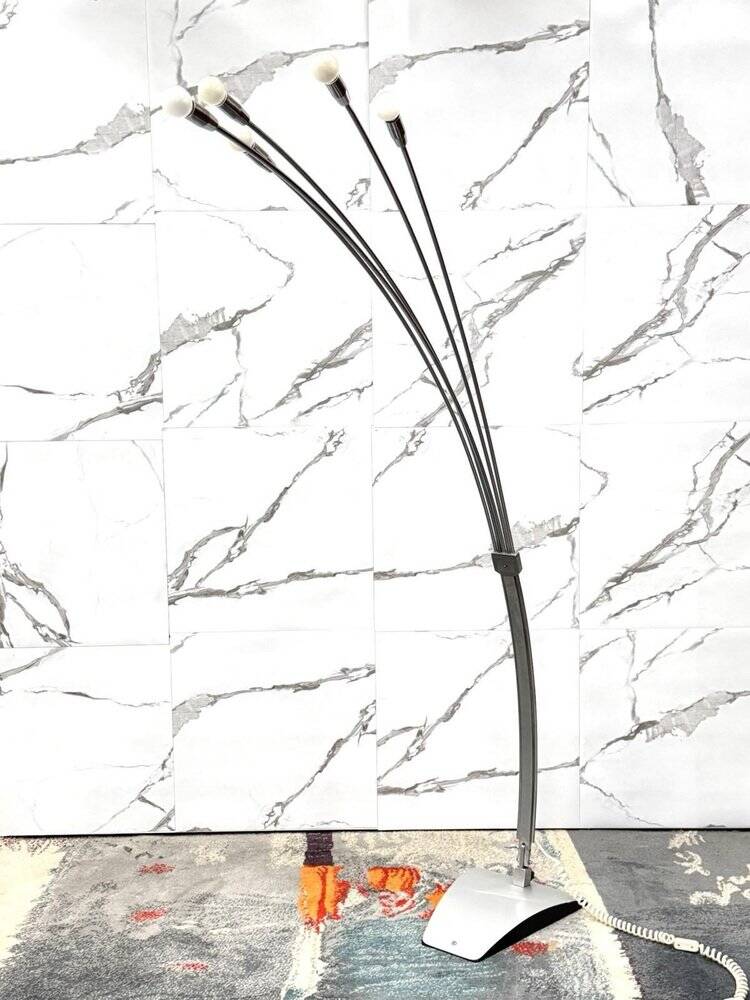 Floor Lamp in Steel by Goffredo Reggiani for Reggiani, 1970