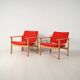 Pair of Danish Armchairs by Arne Jacobsen