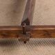 Dining room table, Brutalist style, solid elm