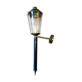 Torch-shaped wall light attributed to Maison Lunel