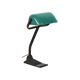 Art Deco Desk Lamp Notary Lamp Erpe Model 52 Wrought Iron Green Enamel Shade