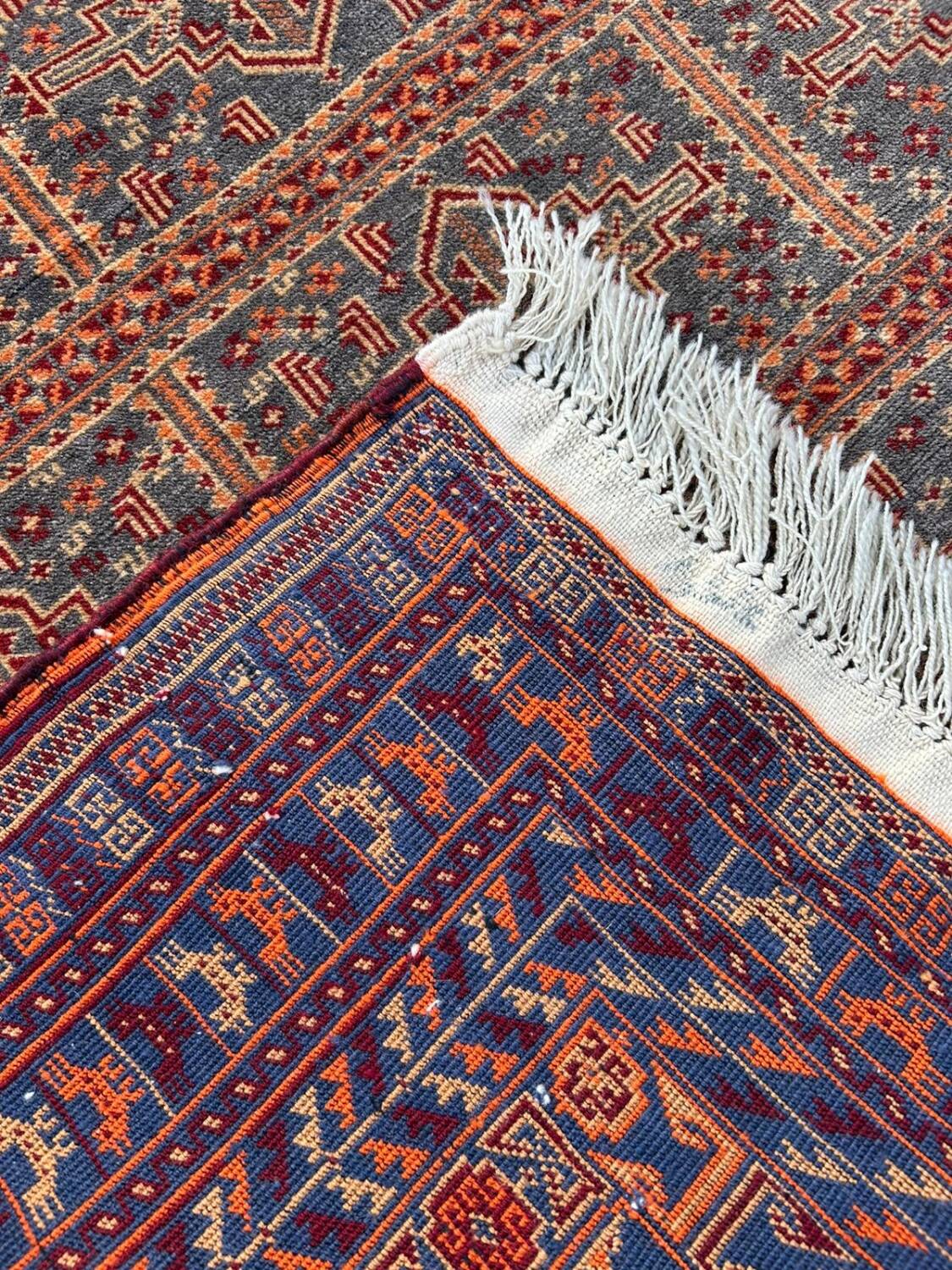 Handmade Turkmen rug