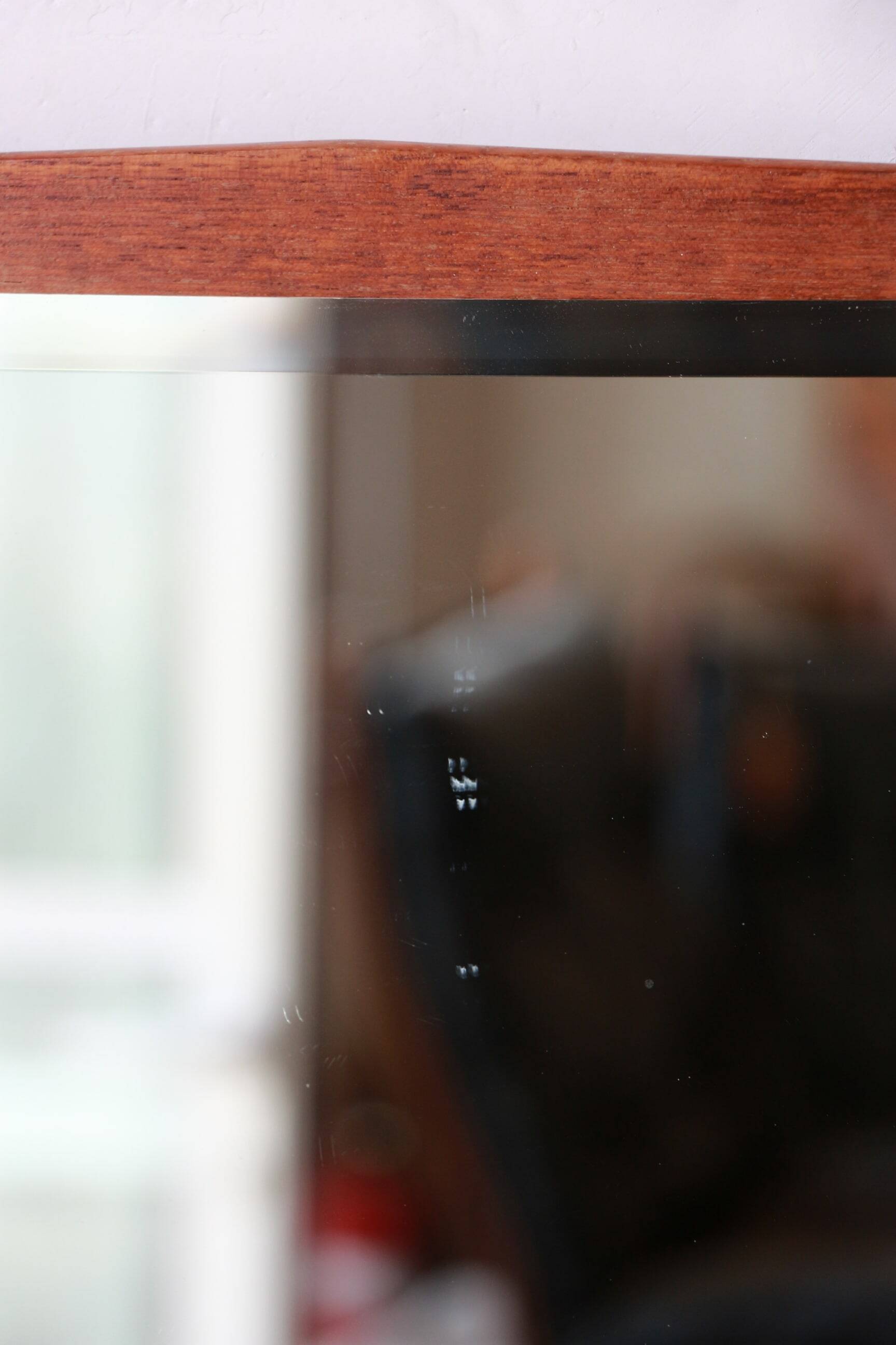 Miroir Rectangulaire Teck - Scandinave 14.09.23.07