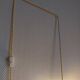 Vintage floral portable lamp