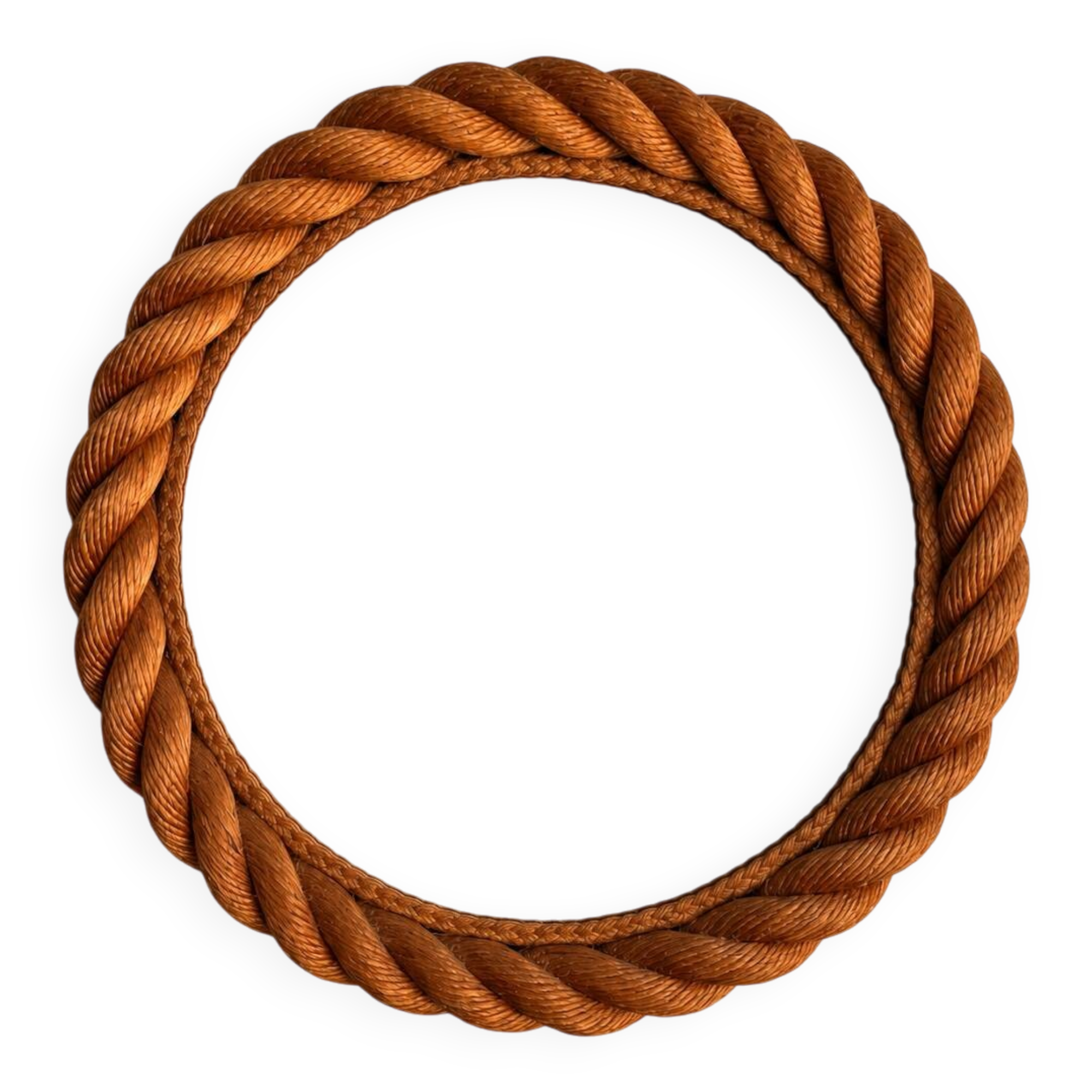Rope mirror attributed to Adrien Audoux & Frida Minet