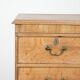 Large antique English blonde oak chest of drawers from the 18th century