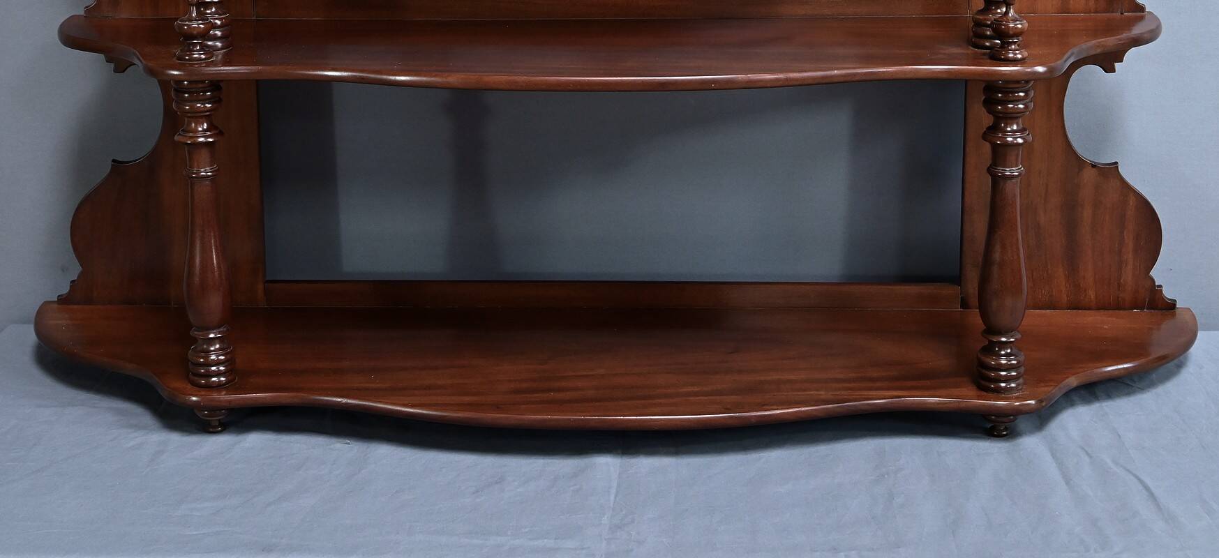 Mahogany Wall Shelf, Louis-Philippe Period – Mid-19th Century