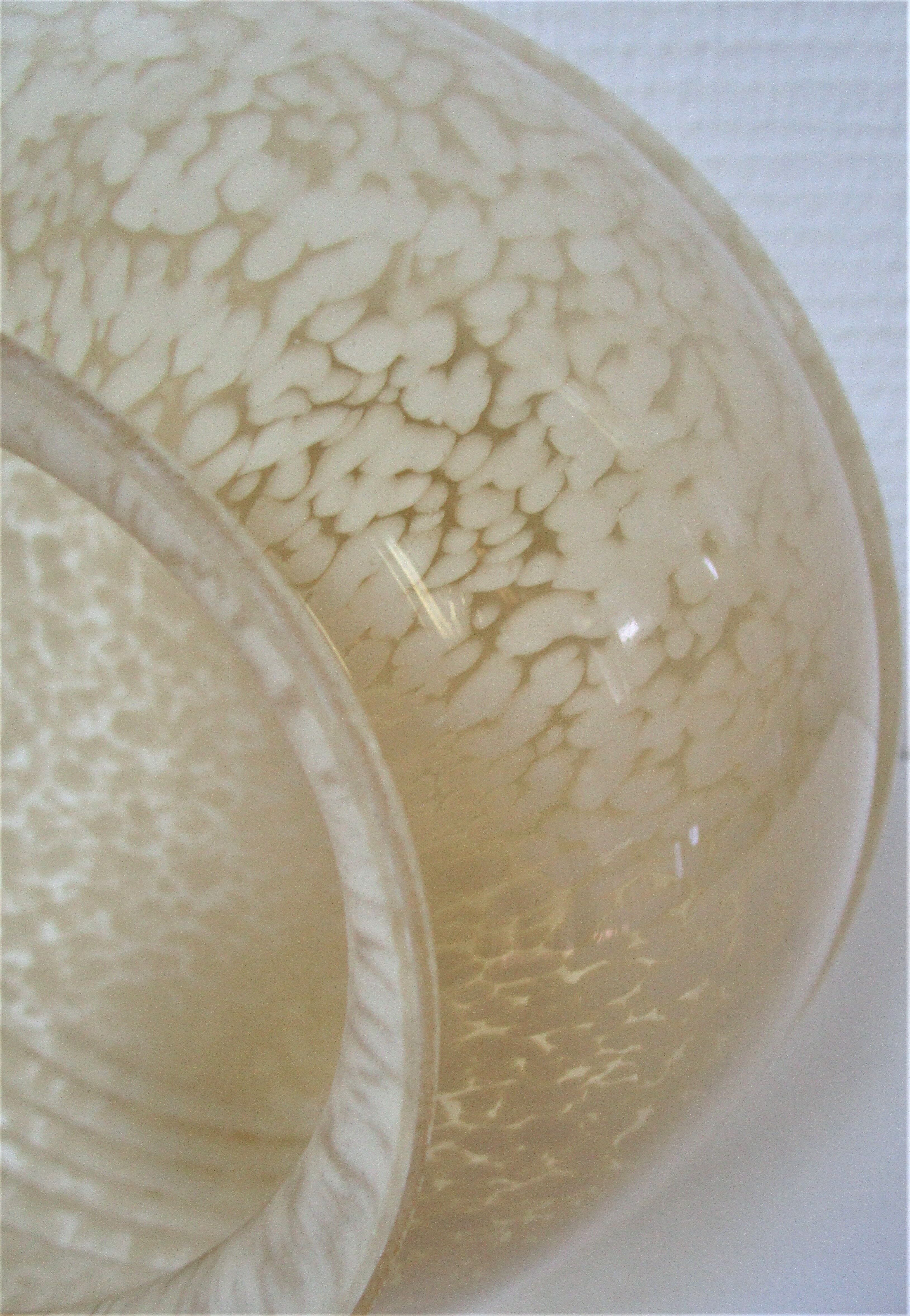 Glass Art Deco glass cap of Clichy ball your vanilla 30s
