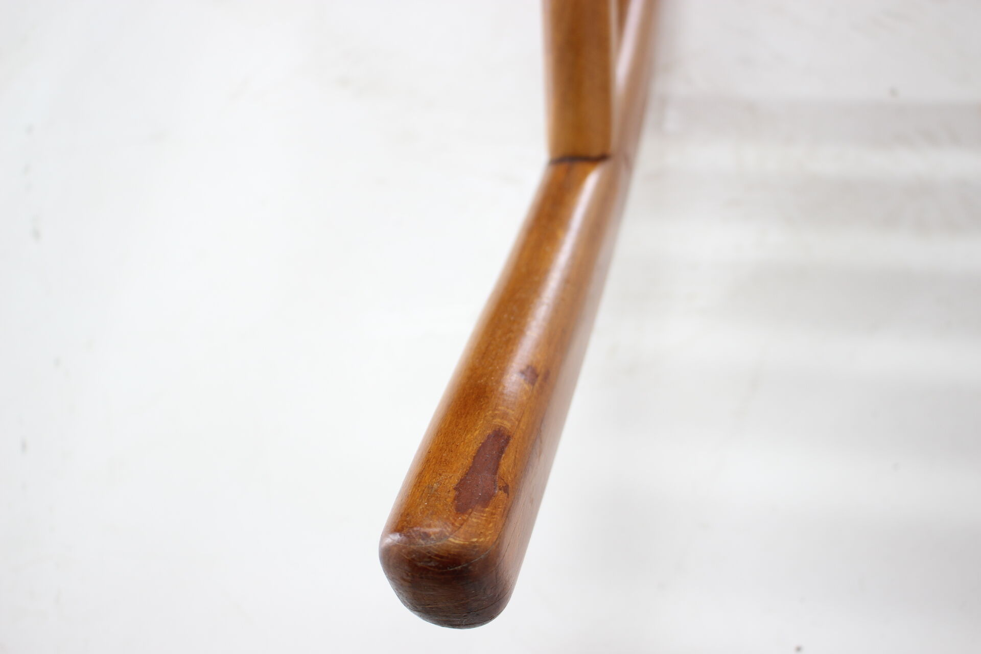 1960s pair of beech rocking chairs by uluv, czechoslovakia