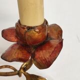 Golden forging sconces. Spain 1940s.