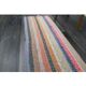 1970s Vintage Turkish Oushak Handmade Wool Cotton Beige Runner Rug 51x280