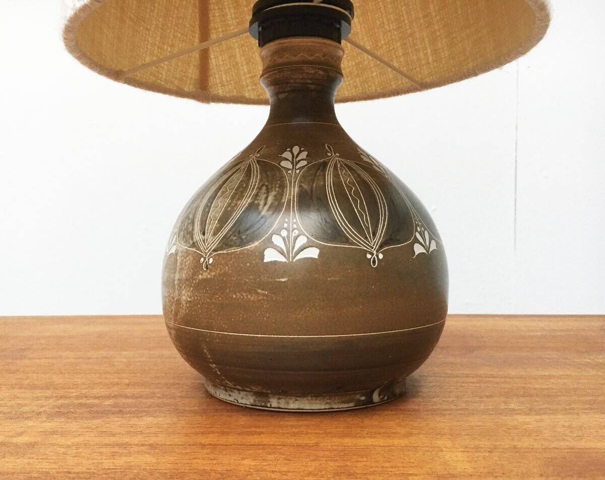 Mid-century German ceramic table lamp by Thoms Keramik.