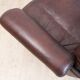 Brown leather 3-seater sofa by Sede, model DS 31, vintage 1960s.