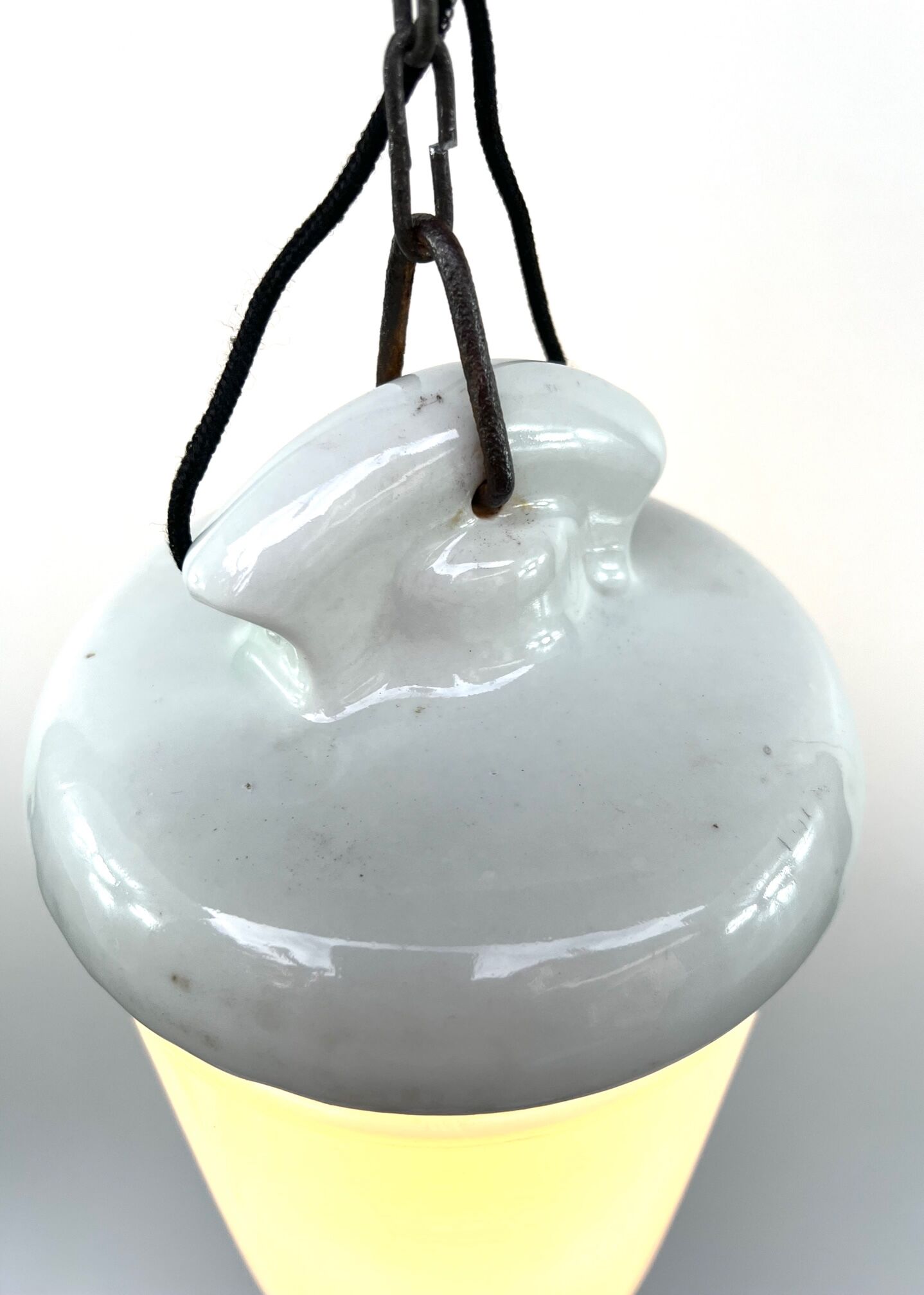 Opaline hanging height 31 cm diameter 14 cm general electric