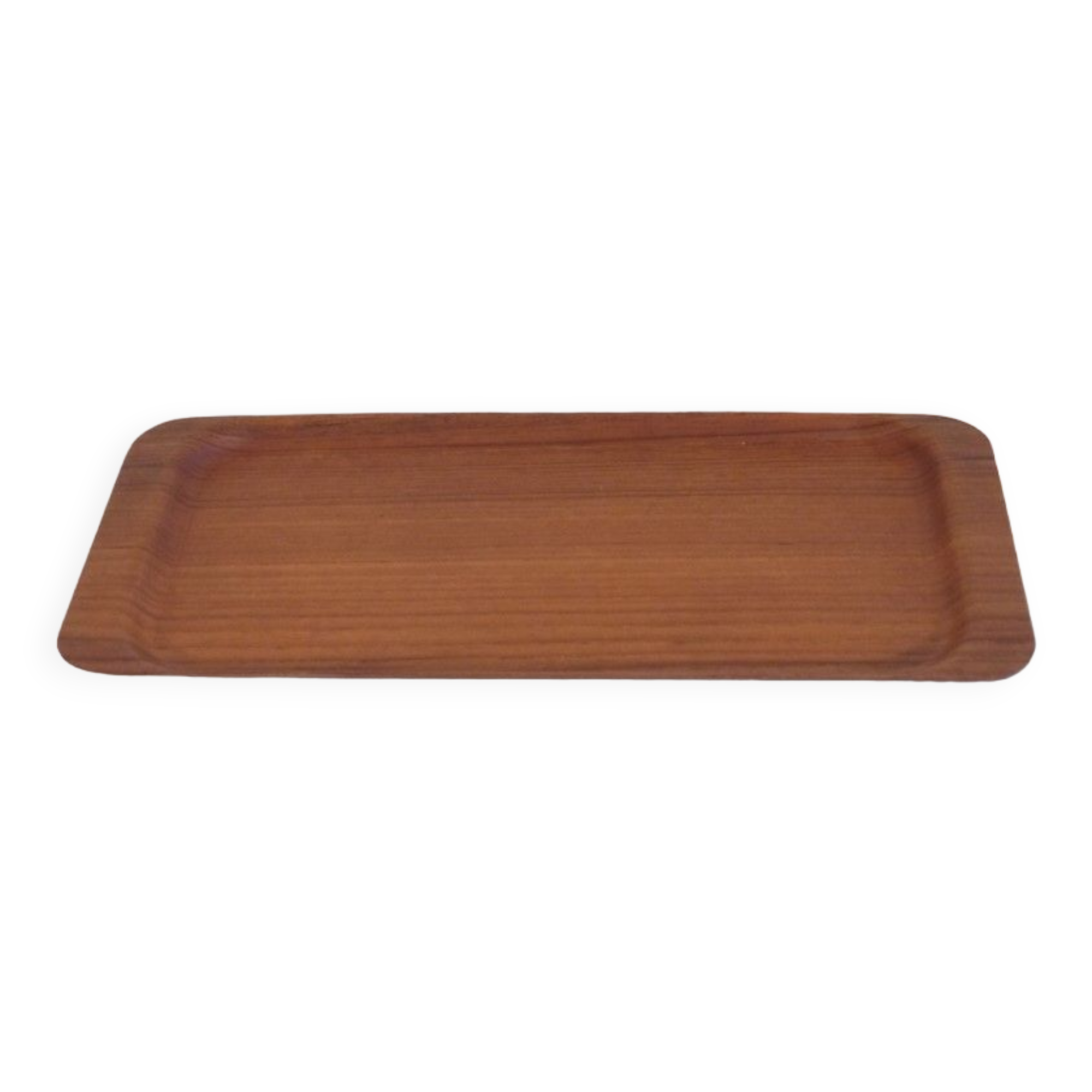 Vintage teak tray by Silva Suede 1960