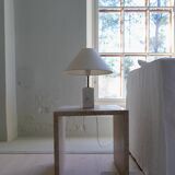 Mid-century solid marble table lamp Bergbom Sweden 1960s