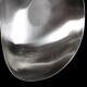 “Leaf” bowl / medium size / Helle Damkjær for Georg Jensen / brushed stainless steel / asymmetrical / Danish modern design